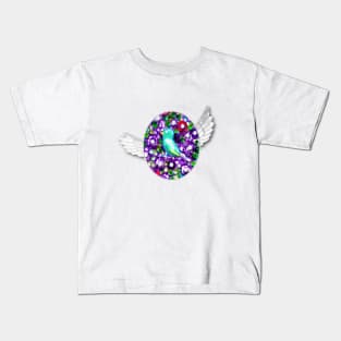 Bird and Bird Wings Kids T-Shirt